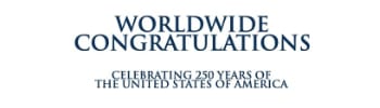 USA 250: Worldwide Congratulations
